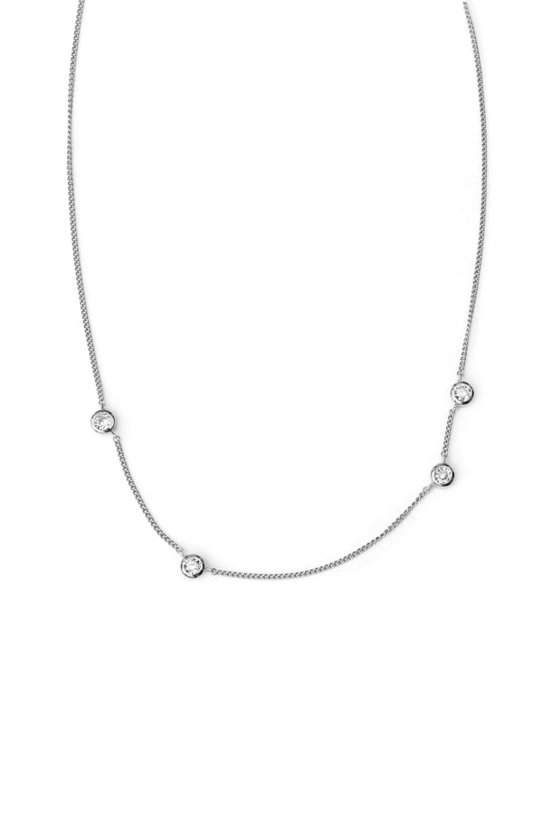 Dew Drops Necklace - Silver