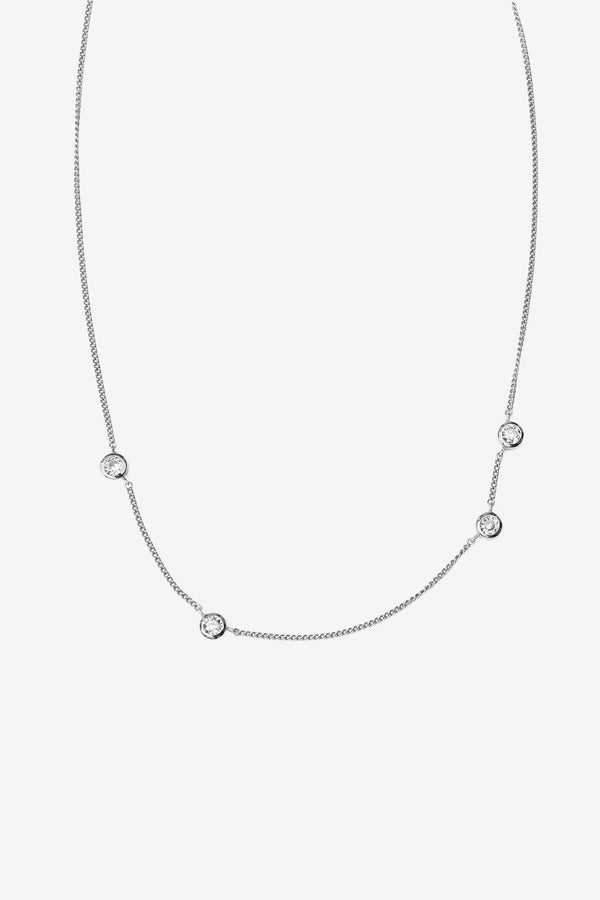 Dew Drops Amazon Ketting - Zilver