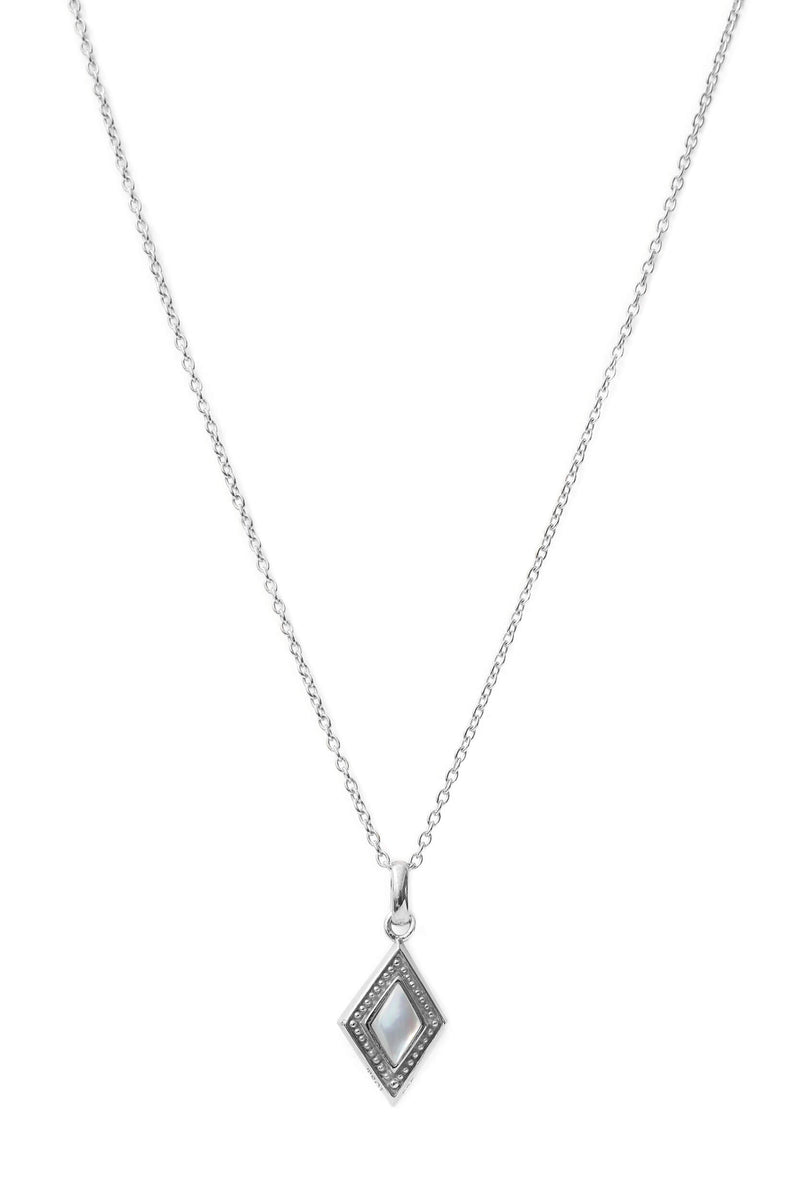 Mother of Pearl Diamond Bedel - Zilver
