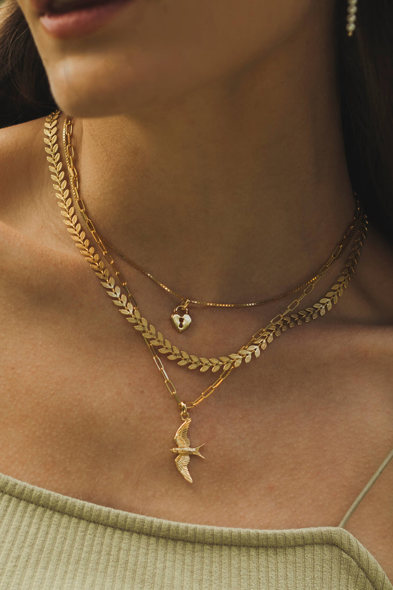 Twig Necklace - Gold