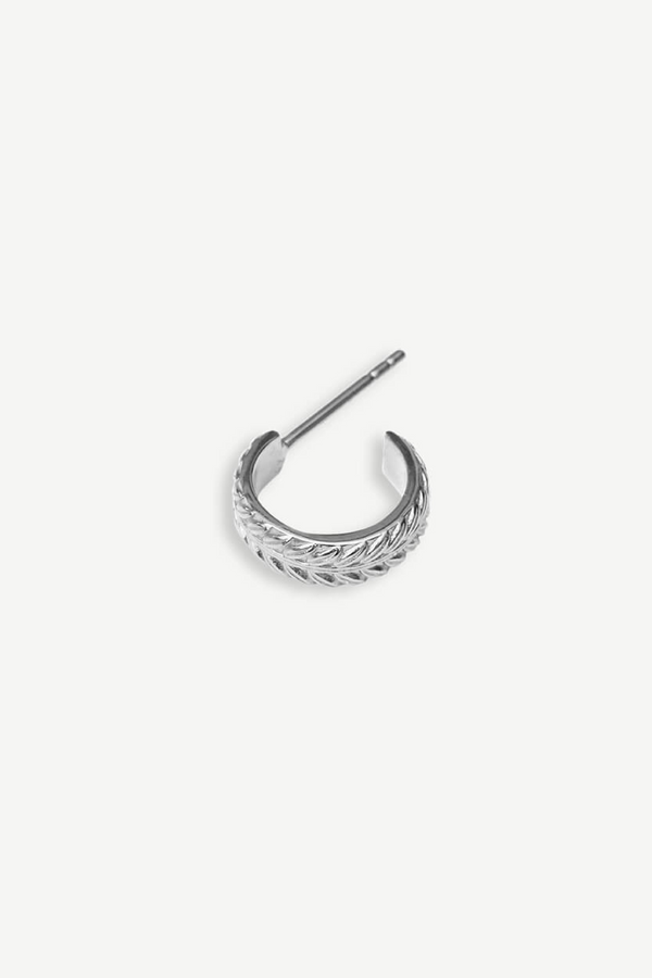 Liana Hoop Earring 12 mm - Silver