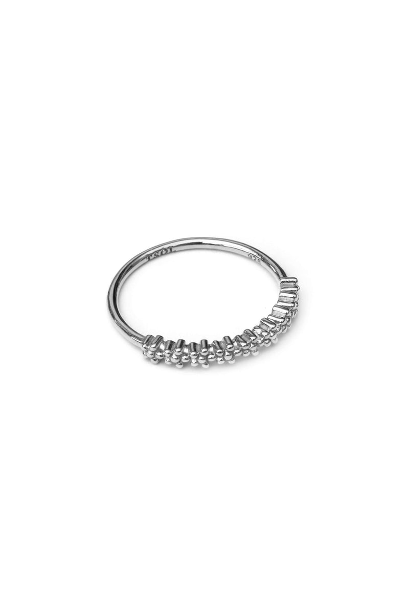 Tiny Flowers Ring - Zilver