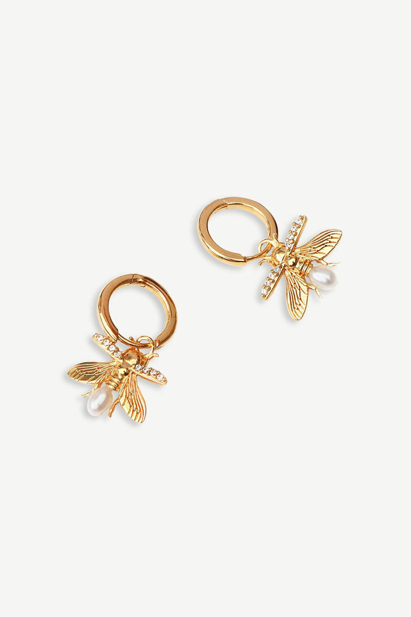 Firefly Hoops Earrings - Gold