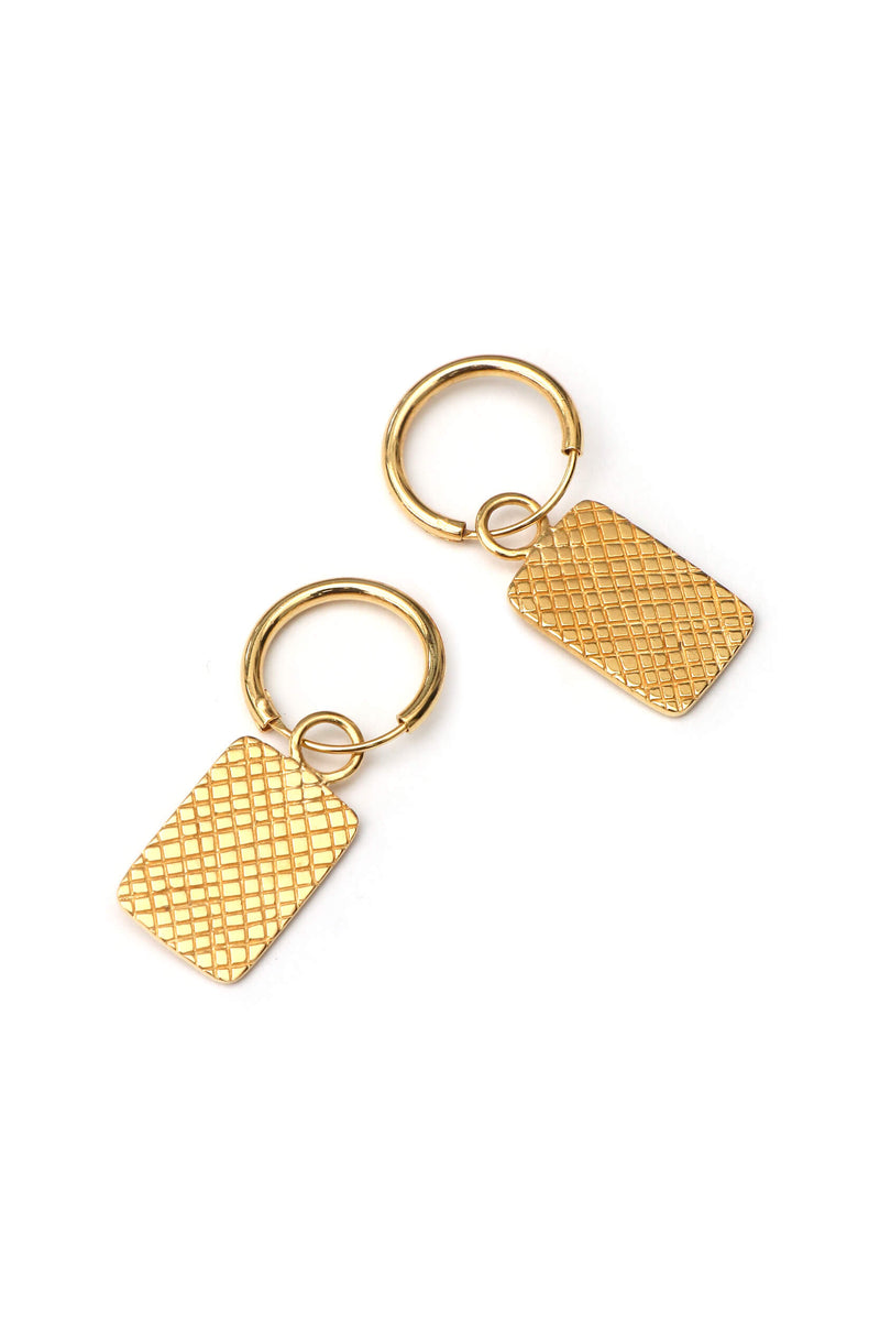 Serpent Hoops Earrings - Gold