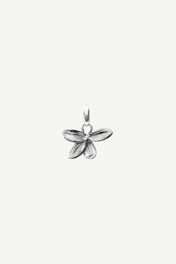 Orchid Charm - Silver
