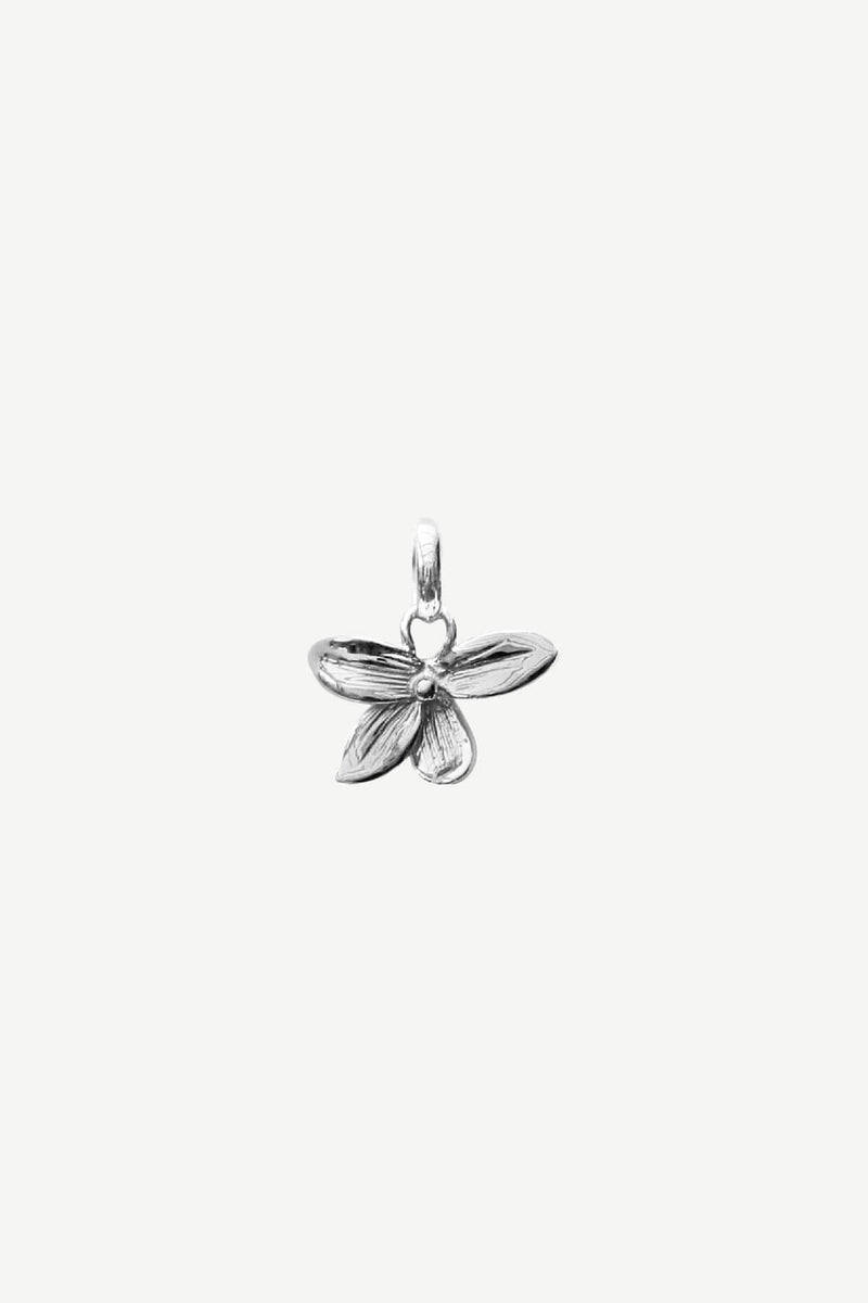 Orchid Pendant - Silver