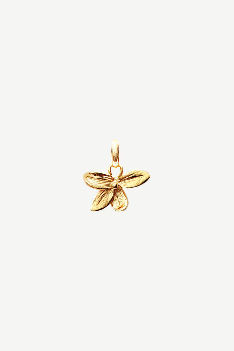Orchid Pendant - Gold