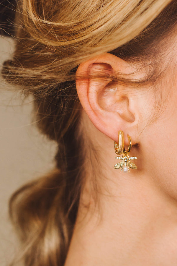 Firefly Hoops Earrings - Gold