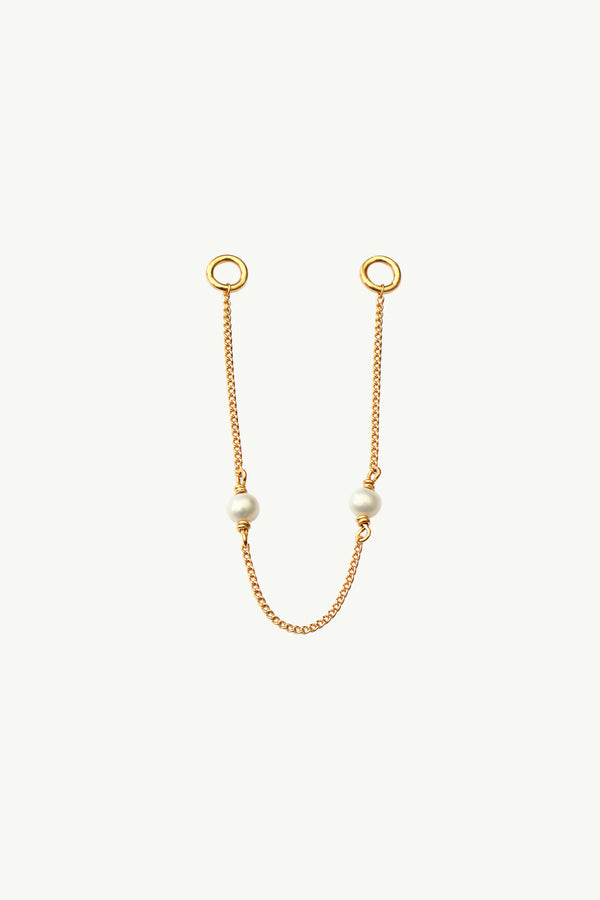 Pearl Chain Connector - Goud