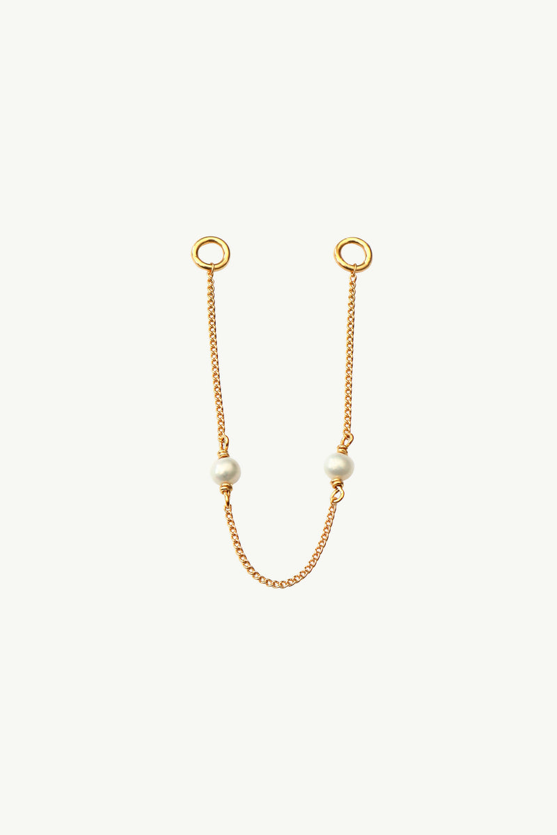 Pearl Chain Connector - Goud