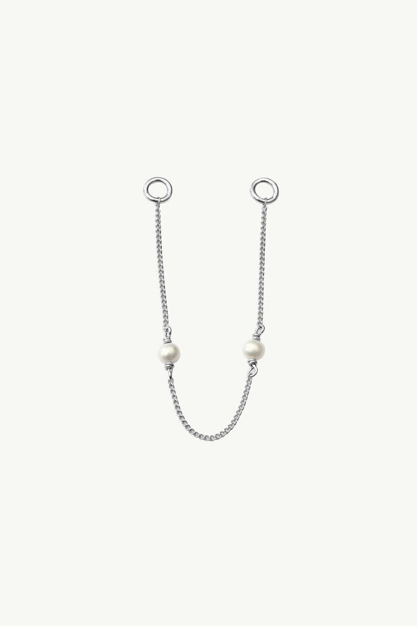 Pearl Chain Connector - Zilver