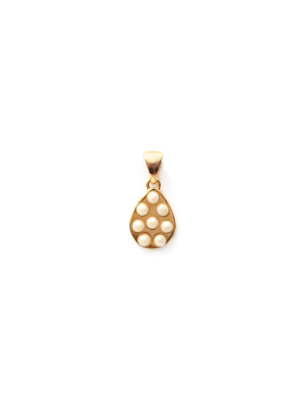 Raindrop Charm - Gold