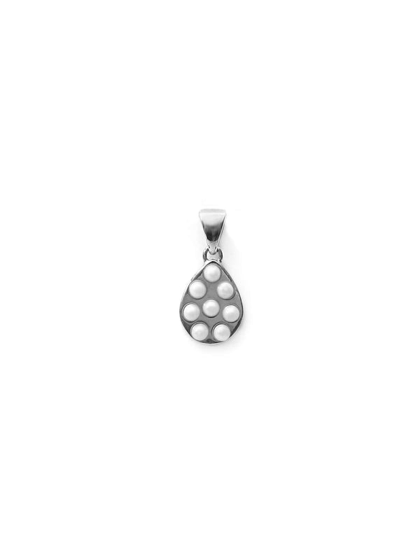 Raindrop Charm - Silver