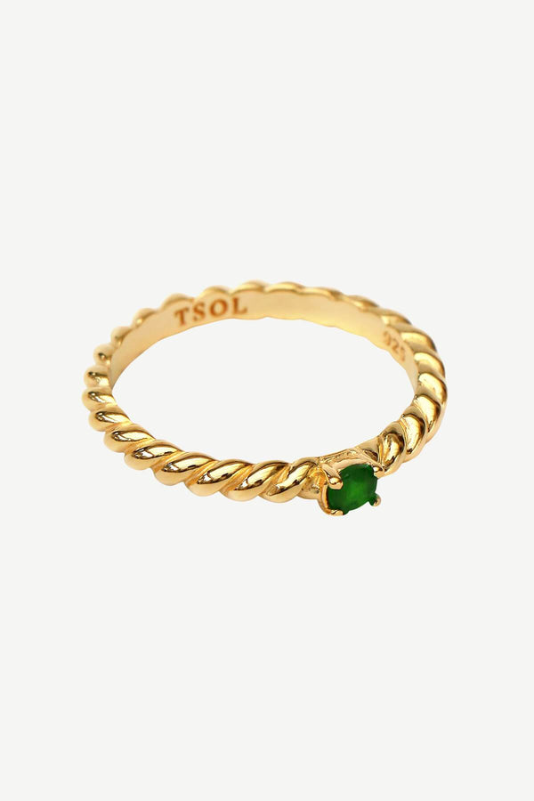 Birthstone Ring - May Emerald