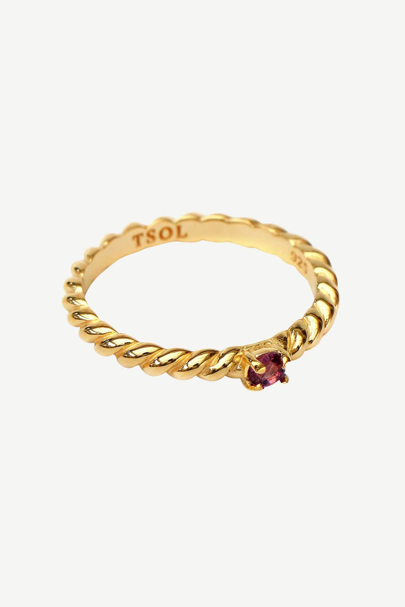 Birthstone Ring - October Tourmaline