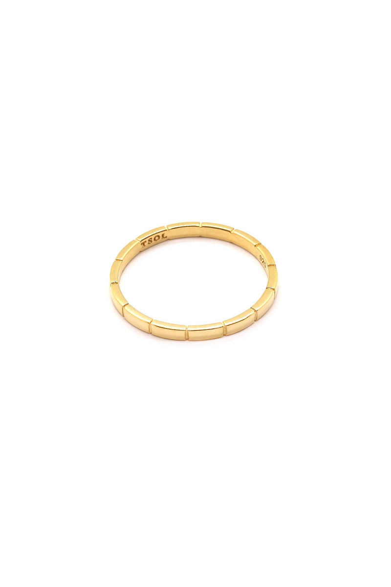 Building Blocks Ring - Goud