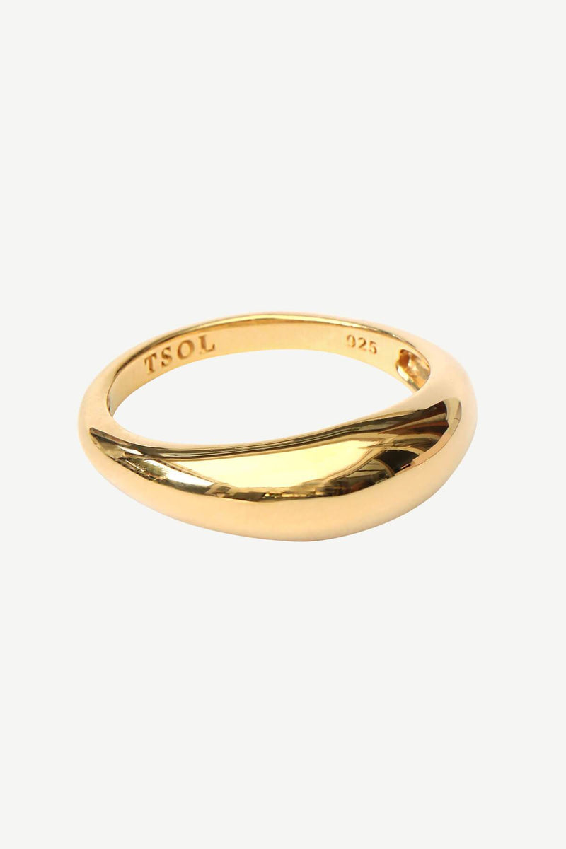 Small Dome Ring - Goud