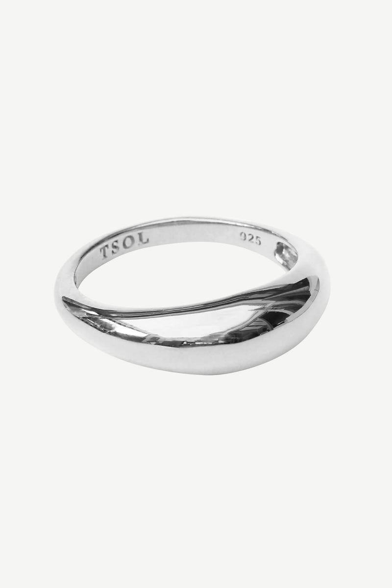 Small Dome Ring - Zilver