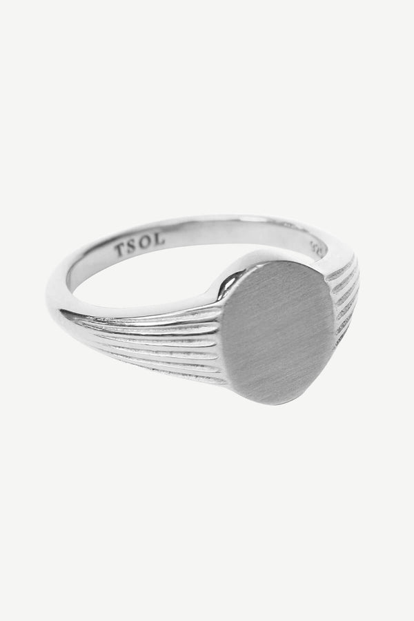Classic Signet Ring - Zilver