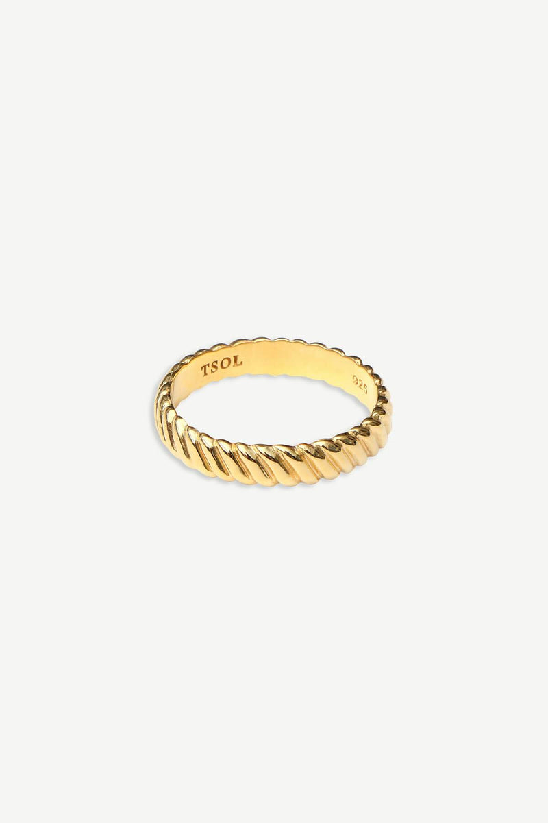 Twisted Mood Ring - Goud