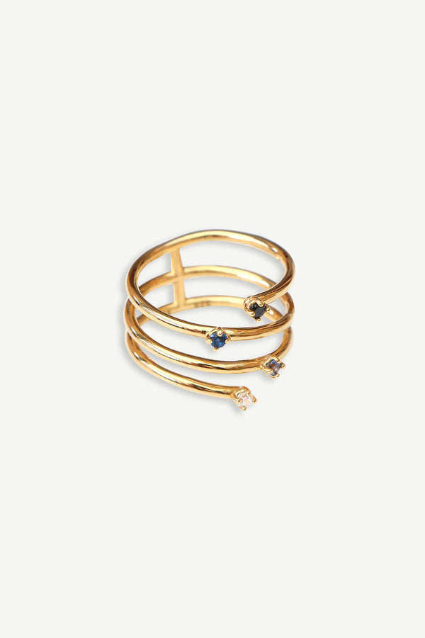 Dusk Till Dawn Ring - Goud