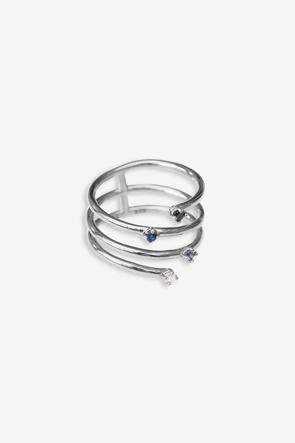 Dusk Till Dawn Ring - Zilver