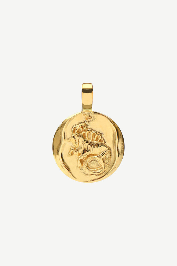 Zodiac Charm Capricorn - Gold