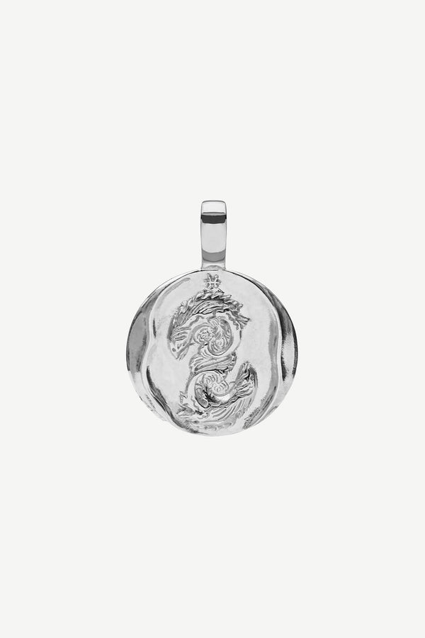 Zodiac Pendant Pisces - Silver