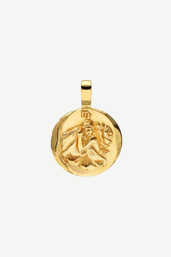 Zodiac Charm Virgo - Gold